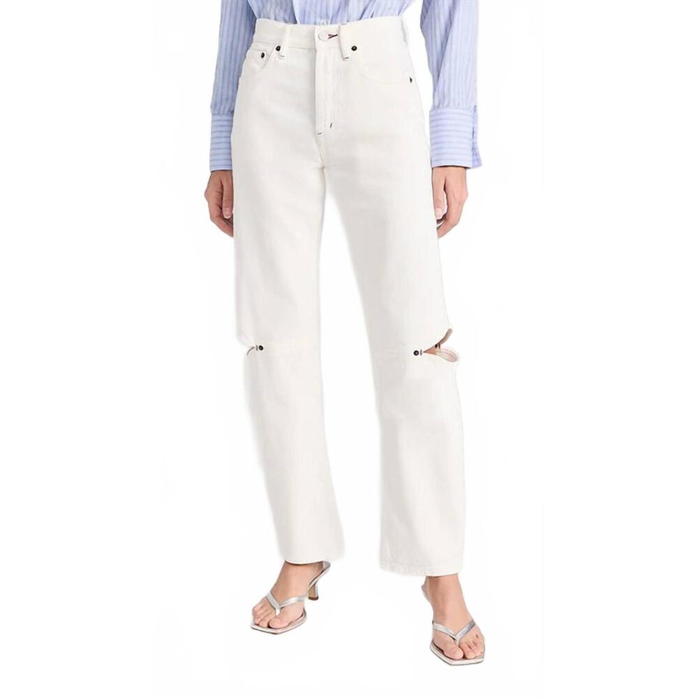 NEW STILL HERE cowgirl angled leg jean in milk